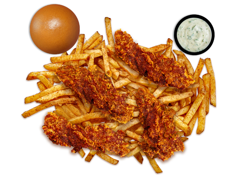 Nashville Strips 4 Pc With fries