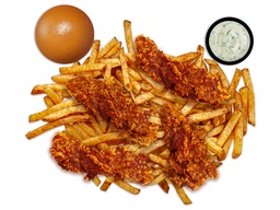 [POS-00256] Nashville Strips 4 Pc With fries